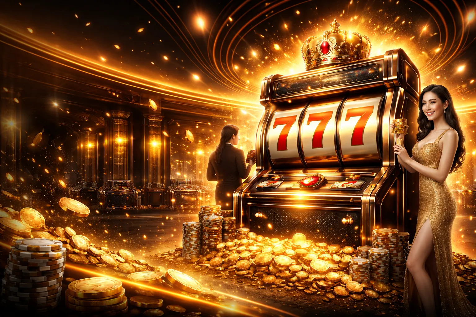 Hình ảnh banner chính ku3936 với biểu tượng jackpot lớn và các trò chơi hấp dẫn